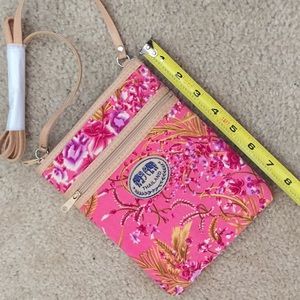 ✅BOGOCrossbody pink floral bag from Thailand trip